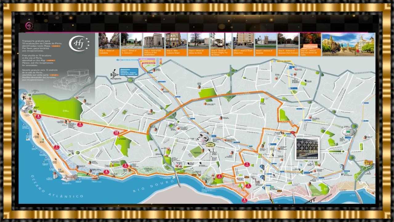 Hotel Jaguar Oporto - Airport To Hotel And City Center And Vice-Versa Is A Free And Continuous Shuttle Service From 7Am To 8Pm 외부 사진